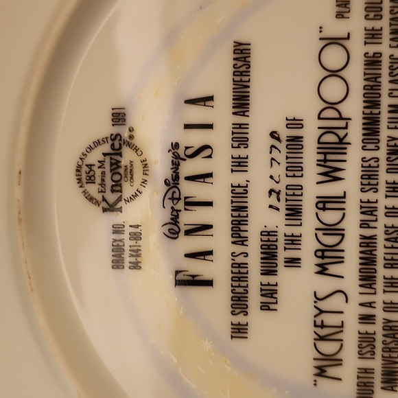 Walt Disney Collector Plates (set of 3) vintage - Picture 10 of 16